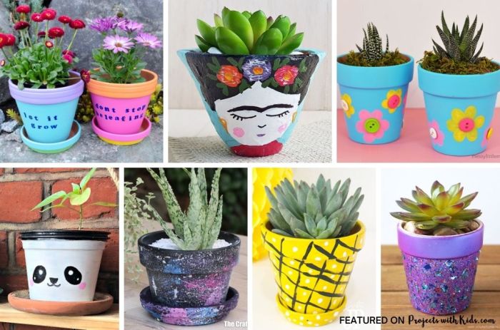 Plant pots to paint